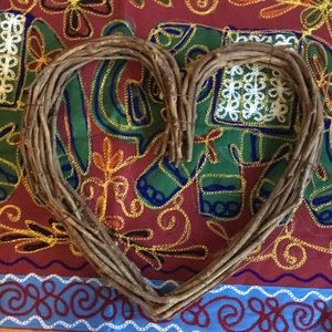 Boho Wood Heart Wall Art
